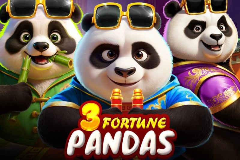 3 Fortune Pandas at Here2Win Casino