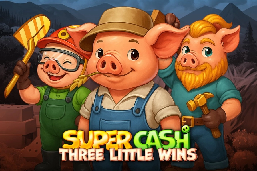 Super Cash: Three Little Wins pokie