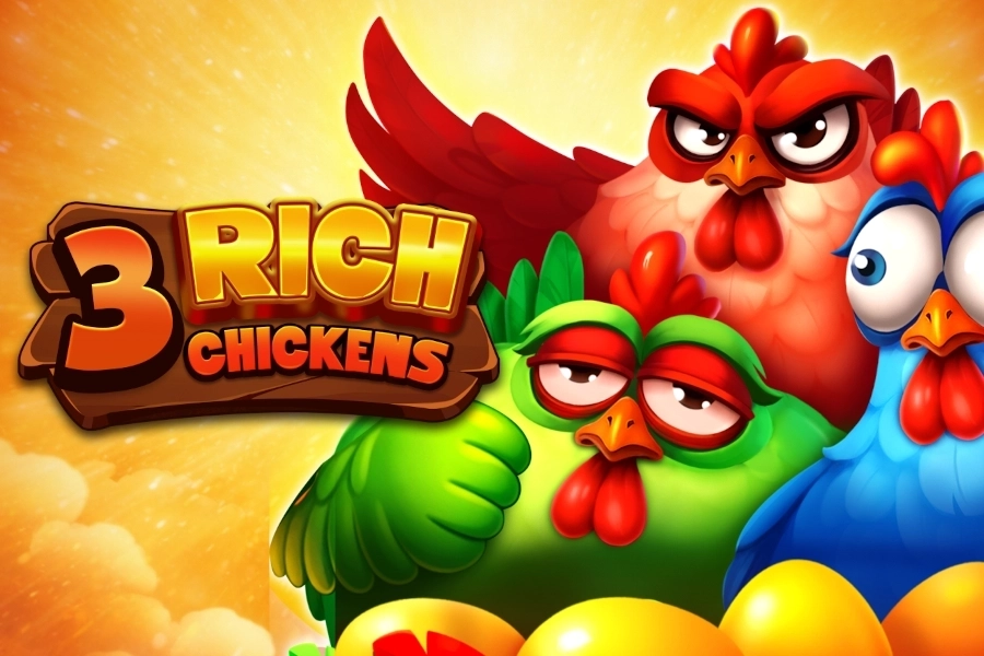 3 Rich Chickens pokie