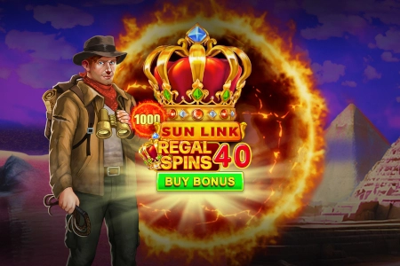 Regal Spins 40 Sun Link pokie