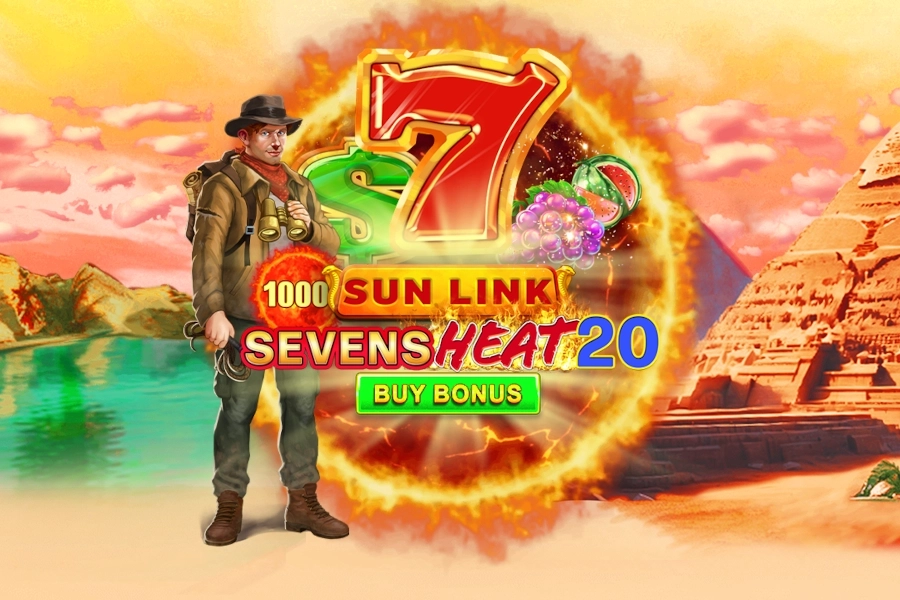 Sevens Heat 20 Sun Link pokie