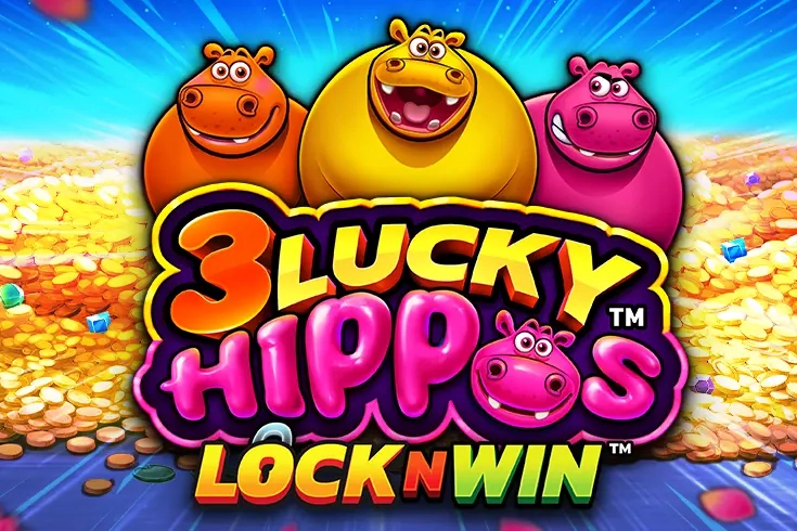 3 Lucky Hippos at Here2Win Casino