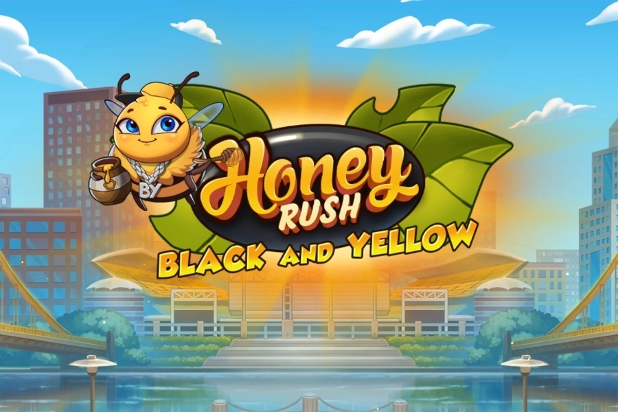 Honey Rush Black and Yellow pokie