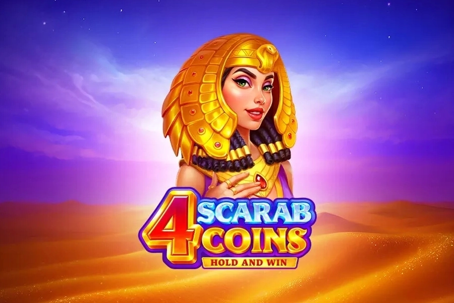 4 Scarab Coins pokie