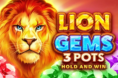 Lion Gems 3 Pots: Hold and Win pokie