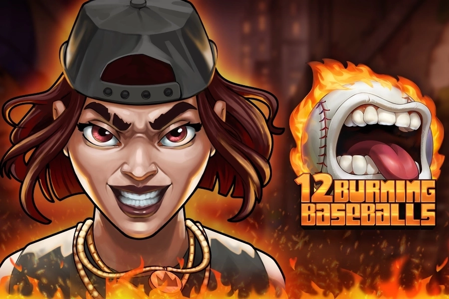 12 Burning Baseballs pokie