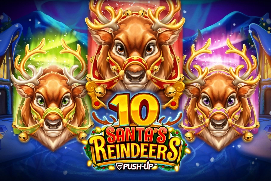 10 Santa's Reindeers at Here2Win Casino
