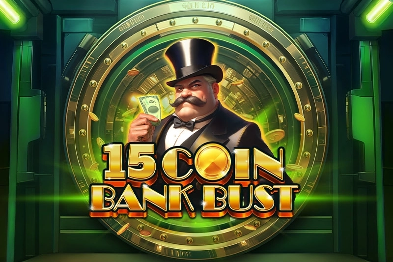 15 Coin Bank Bust pokie