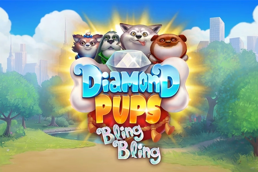 Diamond Pups Bling Bling pokie