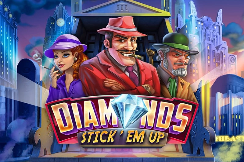 Diamonds Stick 'Em Up pokie