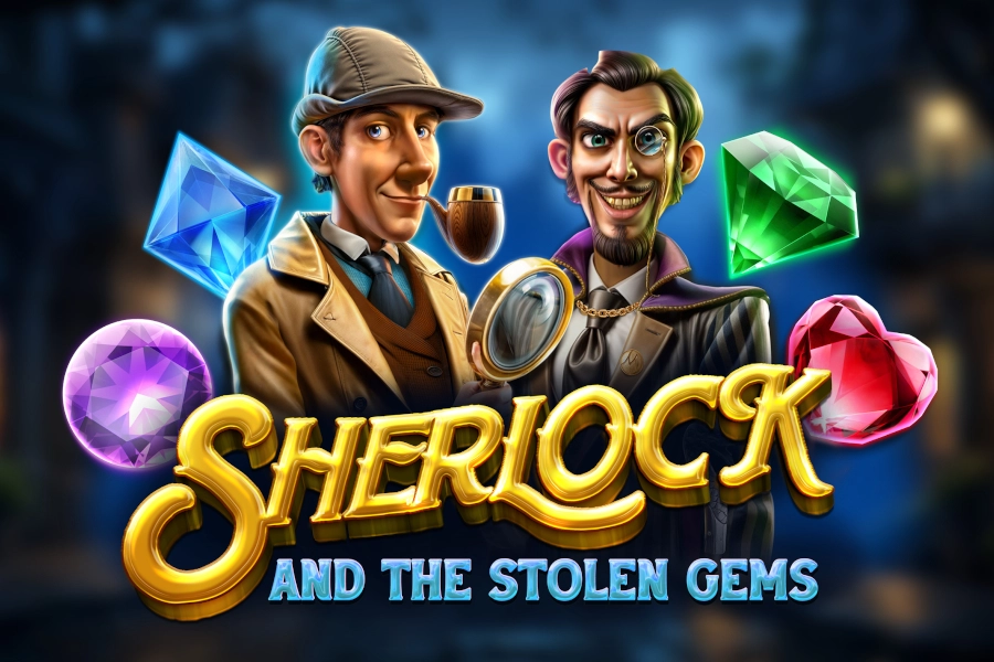 Sherlock and the Stolen Gems pokie