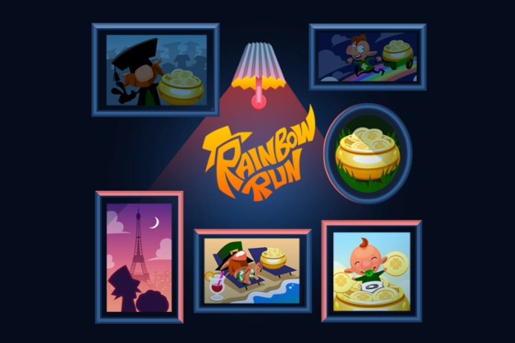Rainbow Run at Here2Win Casino