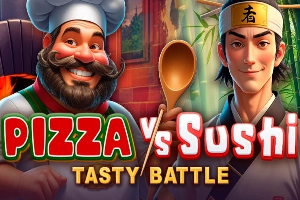 Pizza vs Sushi Tasty Battle pokie