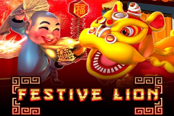 Festive Lion at Here2Win Casino
