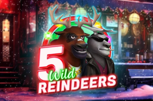 5 Wild Reindeers at Here2Win Casino