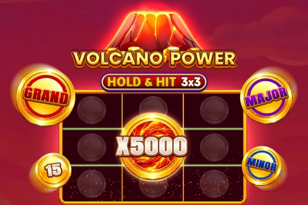 Volcano Power - Hold & Hit 3x3 pokie