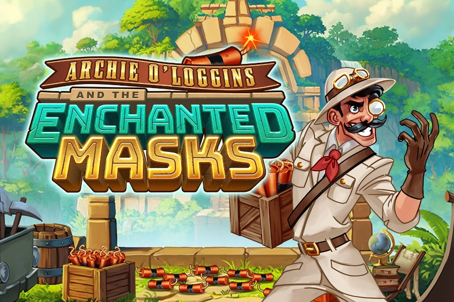 Archie O'Loggins and the Enchanted Masks pokie