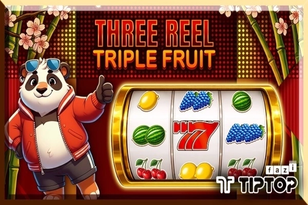 Three Reel Triple Fruit pokie
