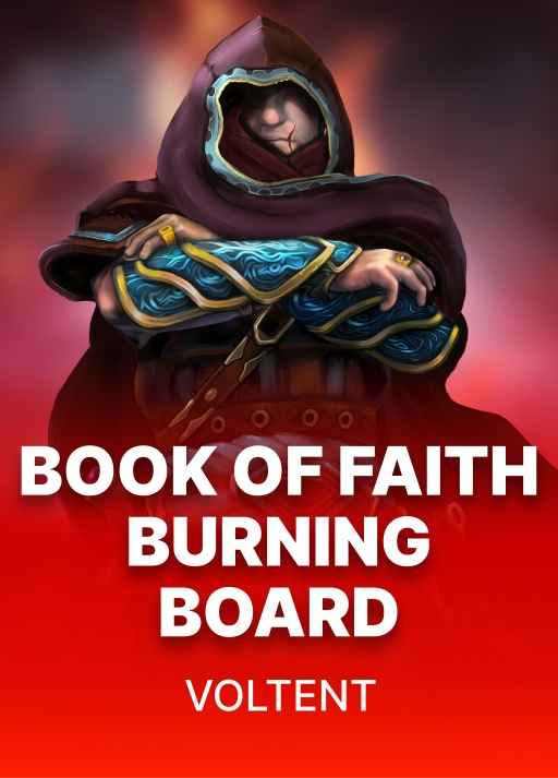Book of Faith Burning Board pokie