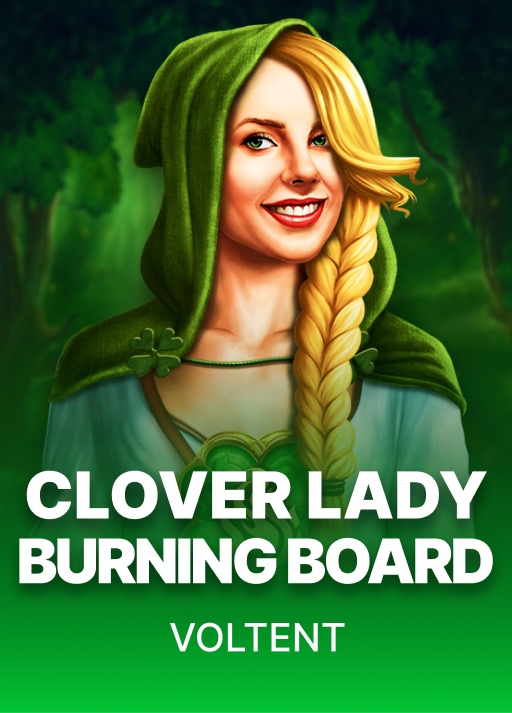 Clover Lady Burning Board pokie