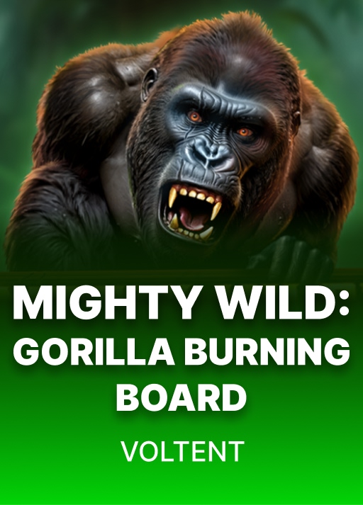 Mighty Wild: Gorilla Burning Board pokie