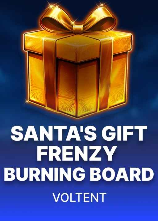 Santa's Gift Frenzy Burning Board pokie