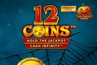 12 Coins Grand Gold Edition Halloween Jackpots at Here2Win Casino