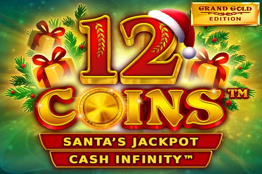 12 Coins Grand Gold Edition Santas Jackpots at Here2Win Casino