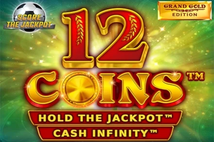 12 Coins Grand Gold Edition Score The Jackpot at Here2Win Casino