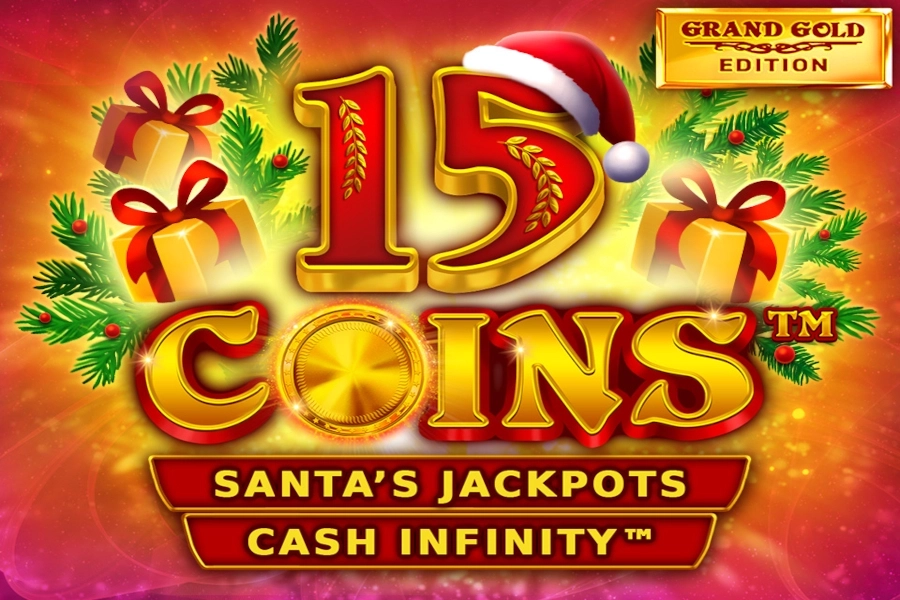 15 Coins Grand Gold Edition Santas Jackpots at Here2Win Casino
