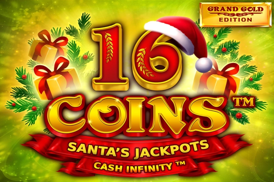 16 Coins Grand Gold Edition Santas Jackpots at Here2Win Casino