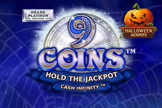 9 Coins Grand Platinum Edition Halloween Jackpot pokie