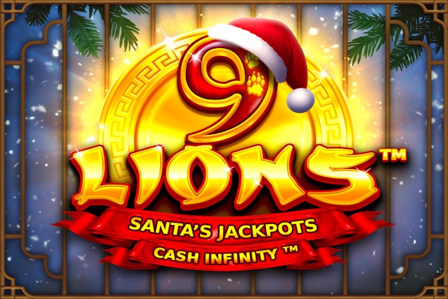 9 Lions Hold the Jackpot Santas Jackpots at Here2Win Casino