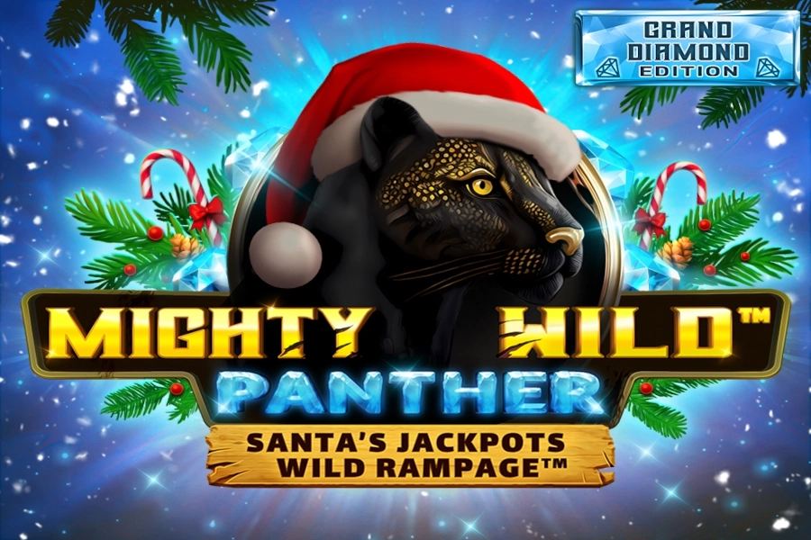 Mighty Wild: Panther Grand Diamond Edition Santas Jackpots pokie