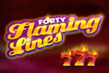 Forty Flaming Lines at Here2Win Casino