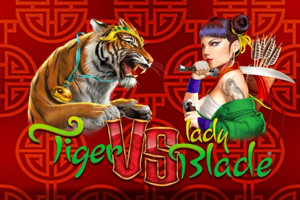 Tiger vs Lady Blade at Here2Win Casino